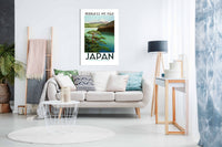 1930s Japan Travel Poster Japanese Government Railways, Pictures for Home Walls, Bedroom, Living Room & Bathroom Decor