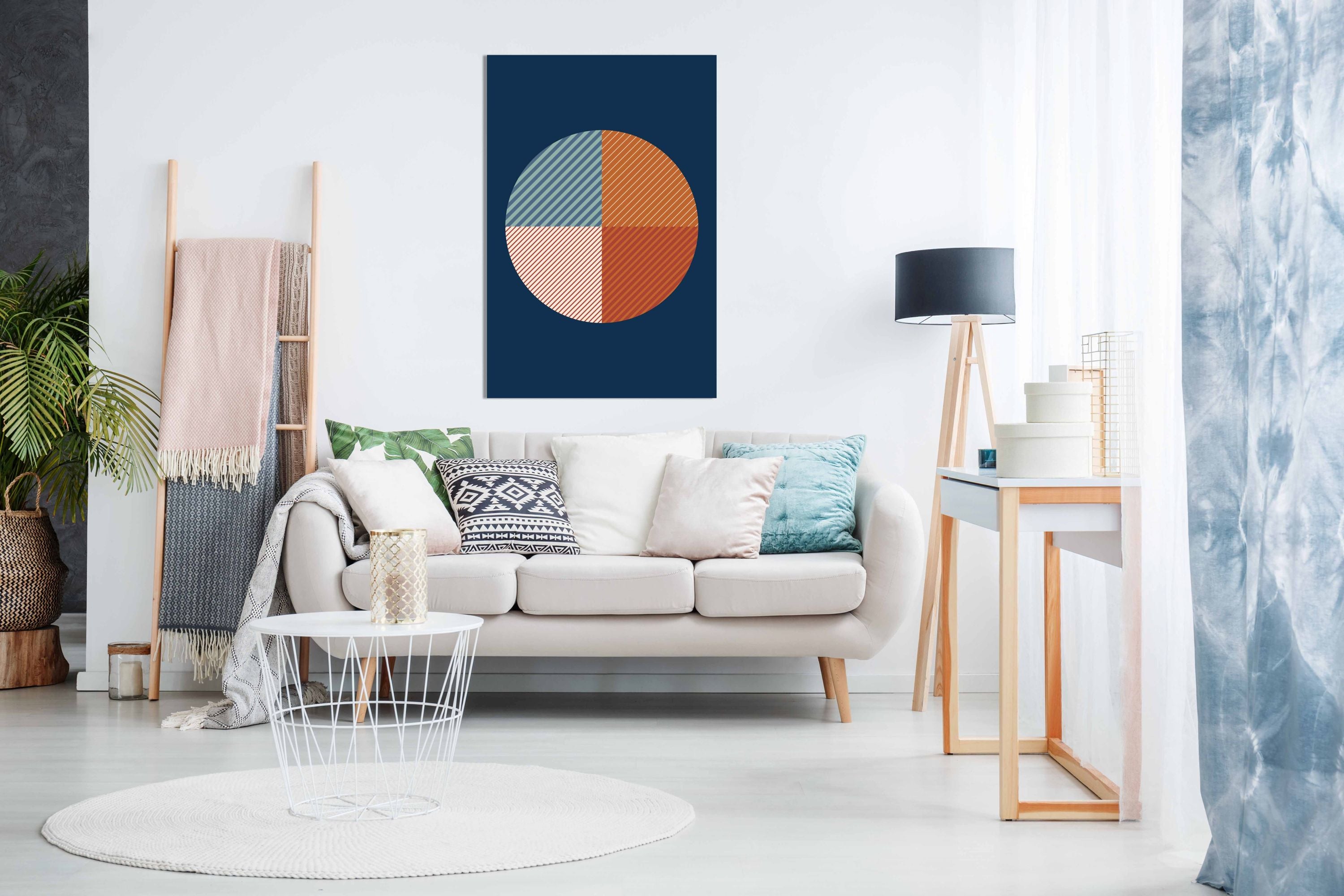 3x4 Aspectratiobluerust46, Pictures for Home Walls, Bedroom, Living Room & Bathroom Decor