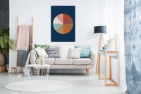 3x4 Aspectratiobluerust47, Pictures for Home Walls, Bedroom, Living Room & Bathroom Decor