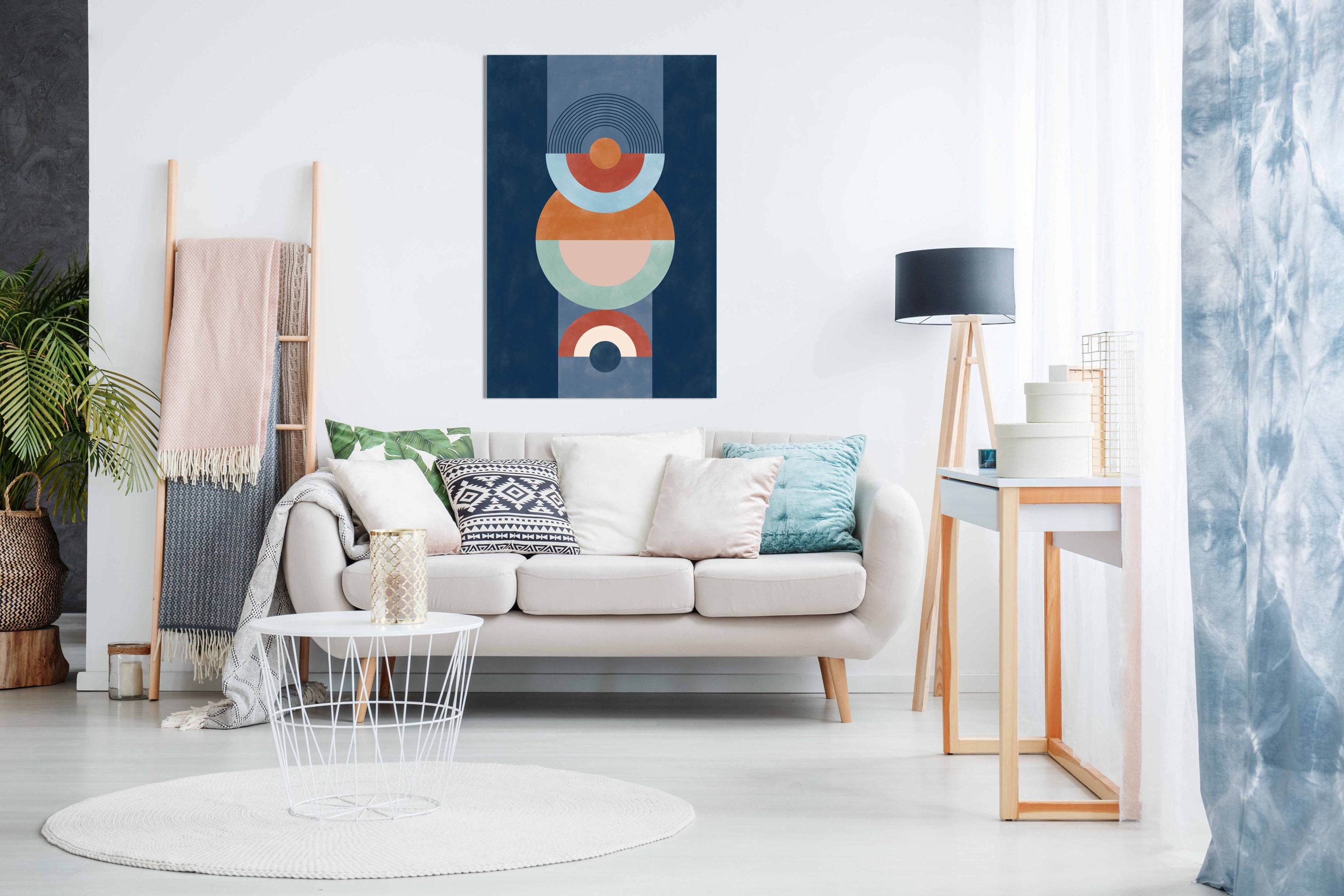 3x4 Aspectratiobluerust51, Pictures for Home Walls, Bedroom, Living Room & Bathroom Decor