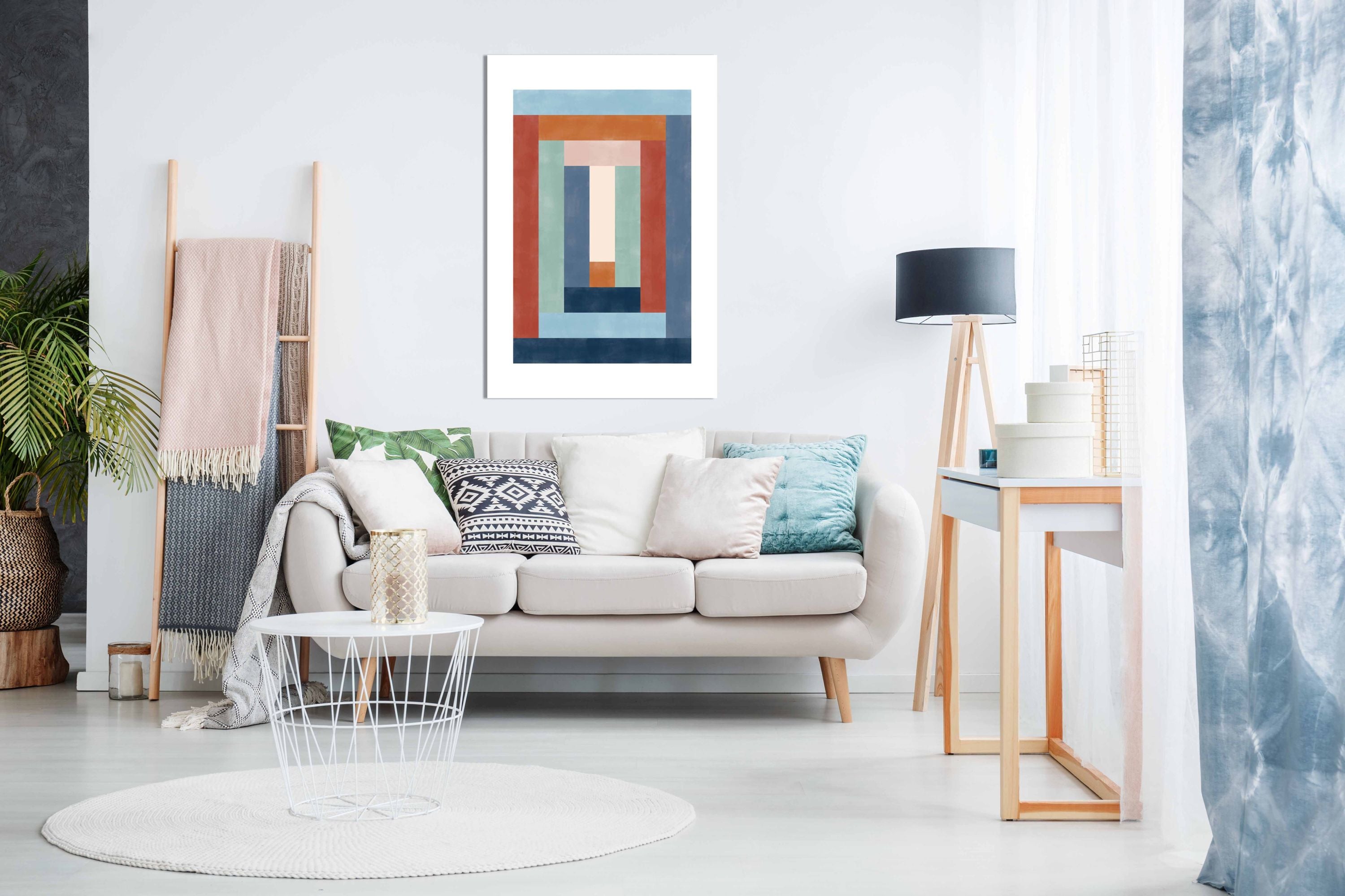 3x4 Aspectratiobluerust56, Pictures for Home Walls, Bedroom, Living Room & Bathroom Decor