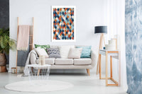 3x4 Aspectratiobluerust60, Pictures for Home Walls, Bedroom, Living Room & Bathroom Decor