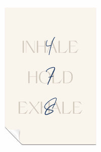 478 Inhale Exhale, Pictures for Home Walls, Bedroom, Living Room & Bathroom Decor