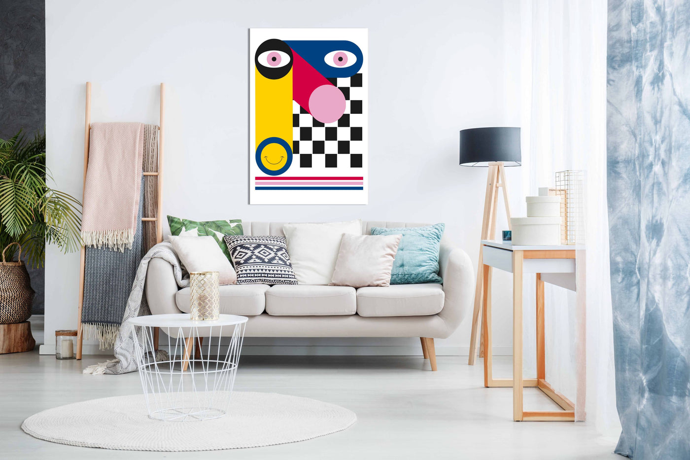 ABSTRACT FACE, Pictures for Home Walls, Bedroom, Living Room & Bathroom Decor
