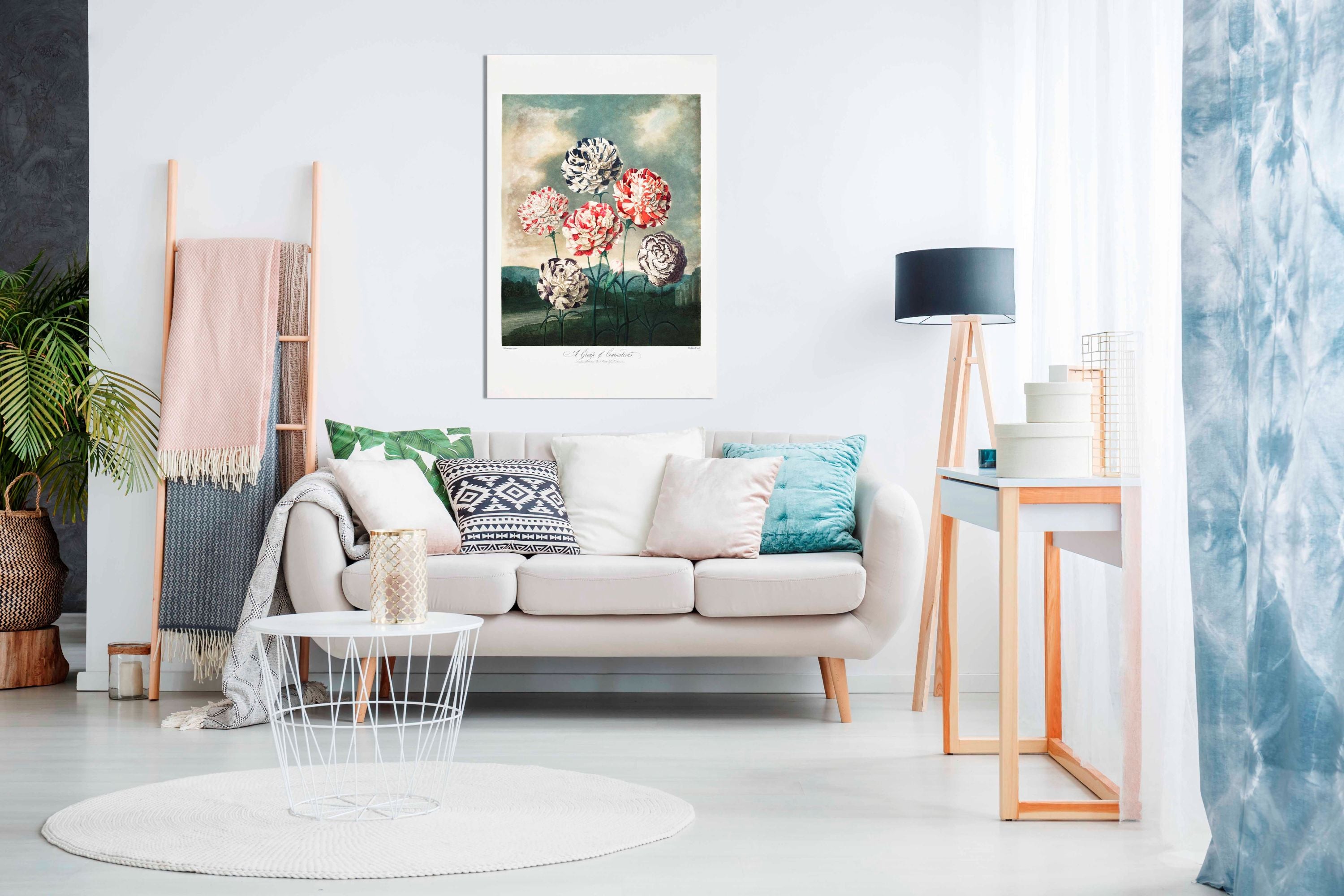 A Group of Carnations 1807, Pictures for Home Walls, Bedroom, Living Room & Bathroom Decor