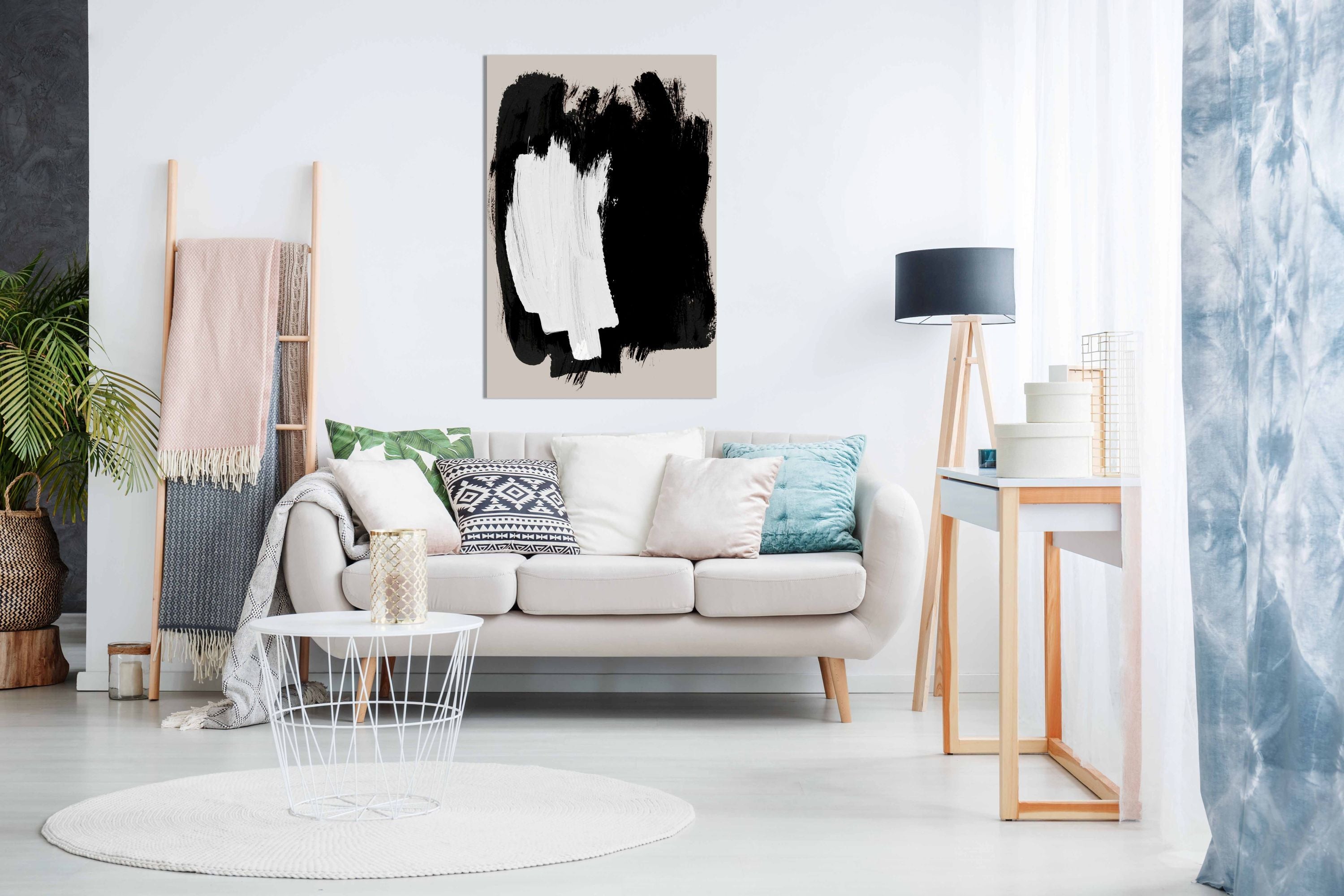 Abstract Brush Strokes 16, Pictures for Home Walls, Bedroom, Living Room & Bathroom Decor
