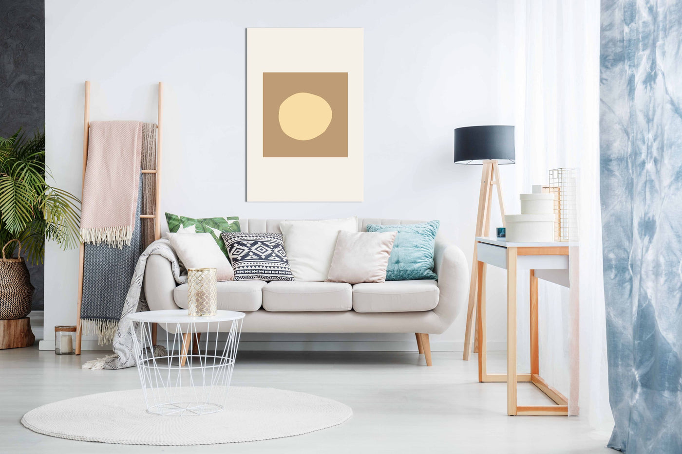 Abstract Circle, Pictures for Home Walls, Bedroom, Living Room & Bathroom Decor