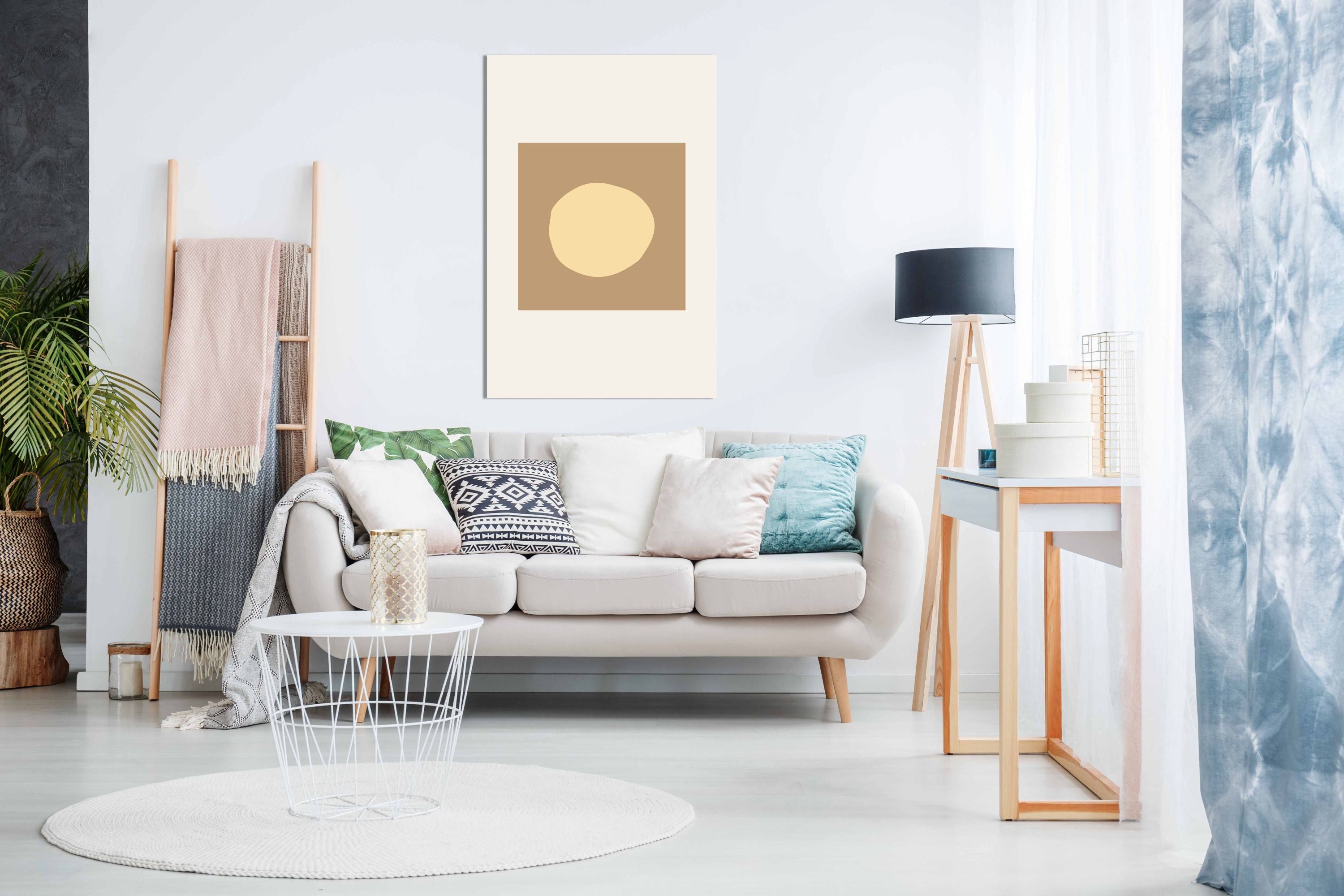 Abstract Circle, Pictures for Home Walls, Bedroom, Living Room & Bathroom Decor