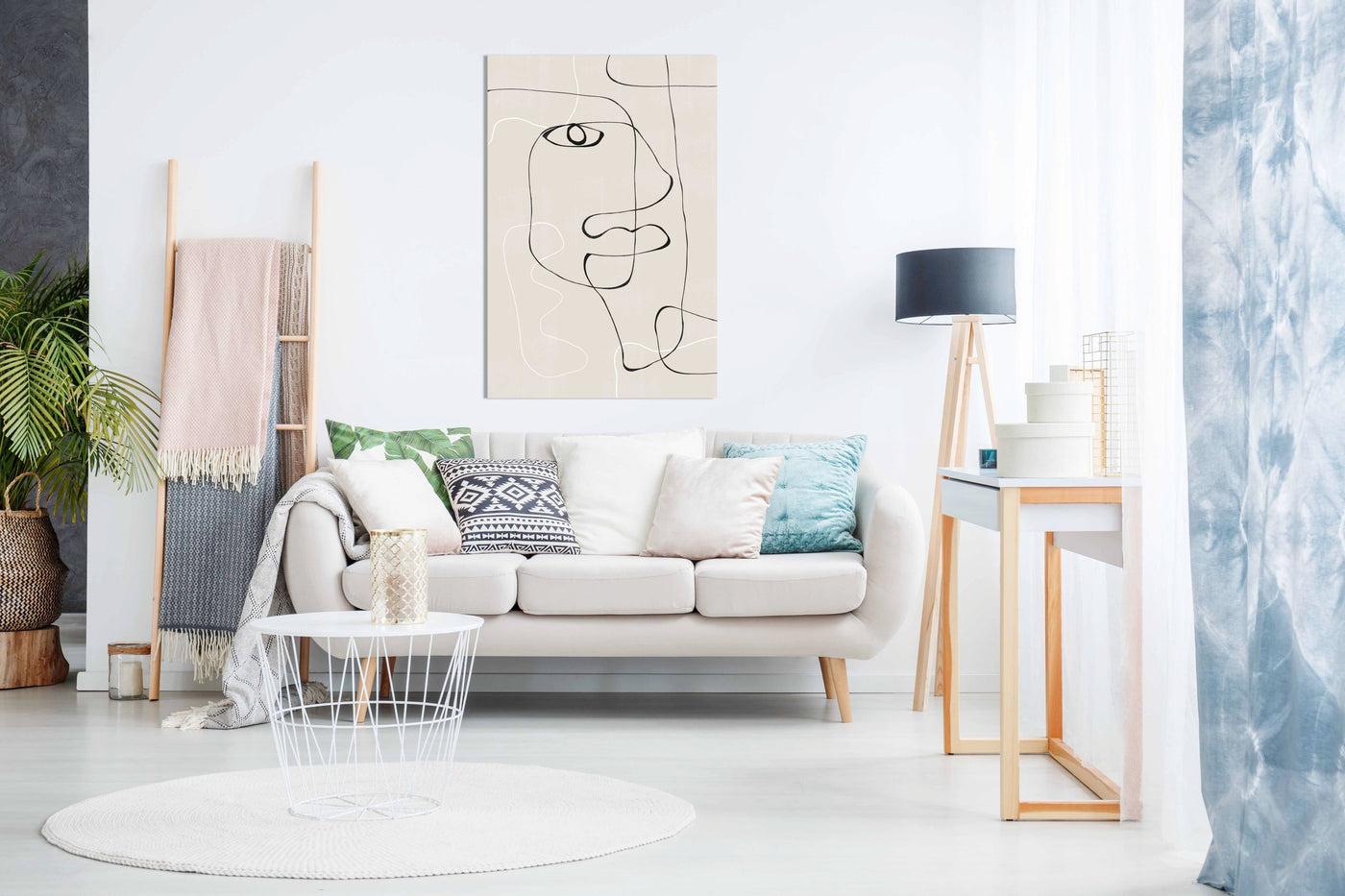 Abstract Face No1., Pictures for Home Walls, Bedroom, Living Room & Bathroom Decor