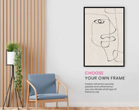 Abstract Face No1., Pictures for Home Walls, Bedroom, Living Room & Bathroom Decor