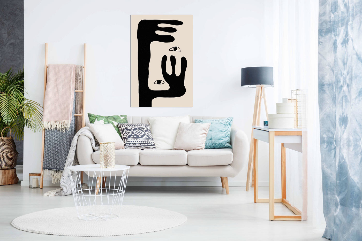 Abstract Face No2., Pictures for Home Walls, Bedroom, Living Room & Bathroom Decor