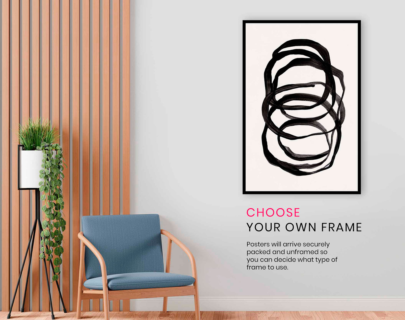 Abstract Lines II, Pictures for Home Walls, Bedroom, Living Room & Bathroom Decor