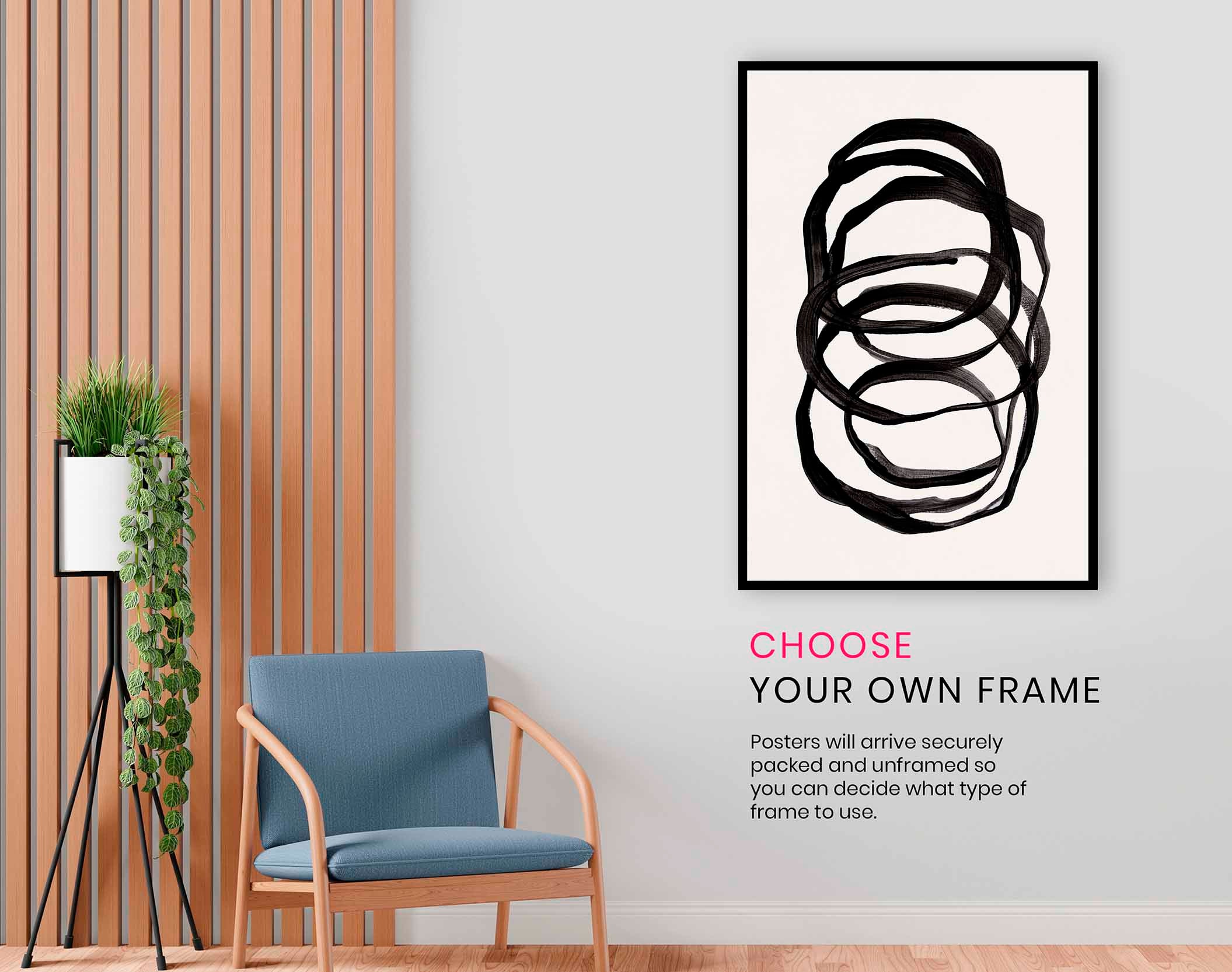 Abstract Lines II, Pictures for Home Walls, Bedroom, Living Room & Bathroom Decor