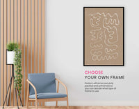 Abstract Lines No1., Pictures for Home Walls, Bedroom, Living Room & Bathroom Decor