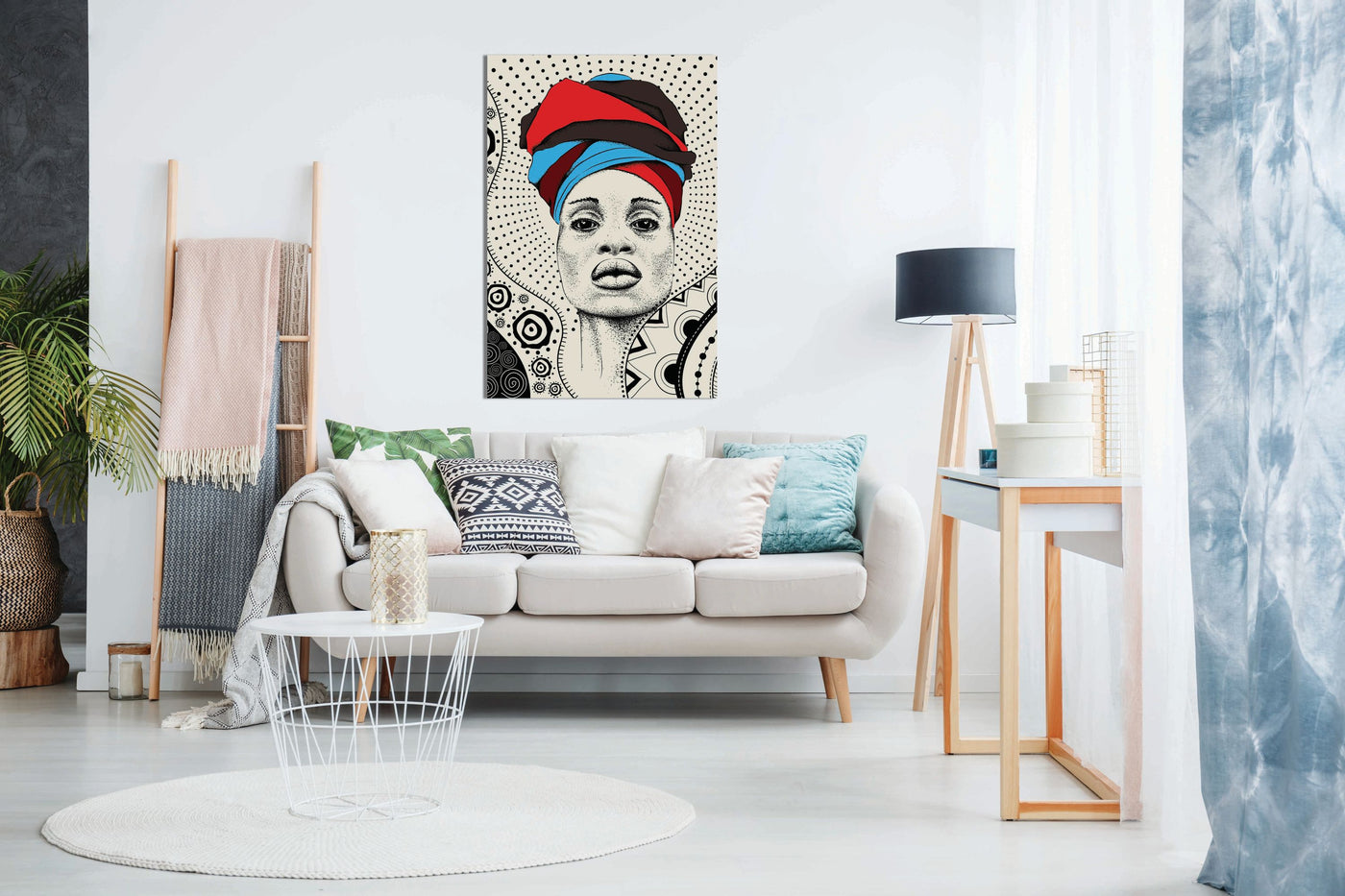 Abstract Minimal Strong Woman, Pictures for Home Walls, Bedroom, Living Room & Bathroom Decor