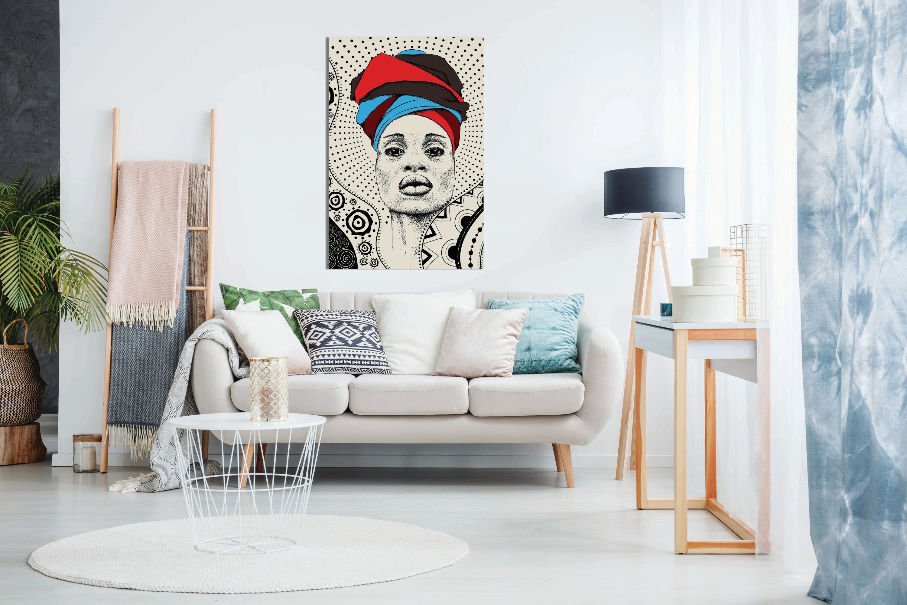 Abstract Minimal Strong Woman, Pictures for Home Walls, Bedroom, Living Room & Bathroom Decor