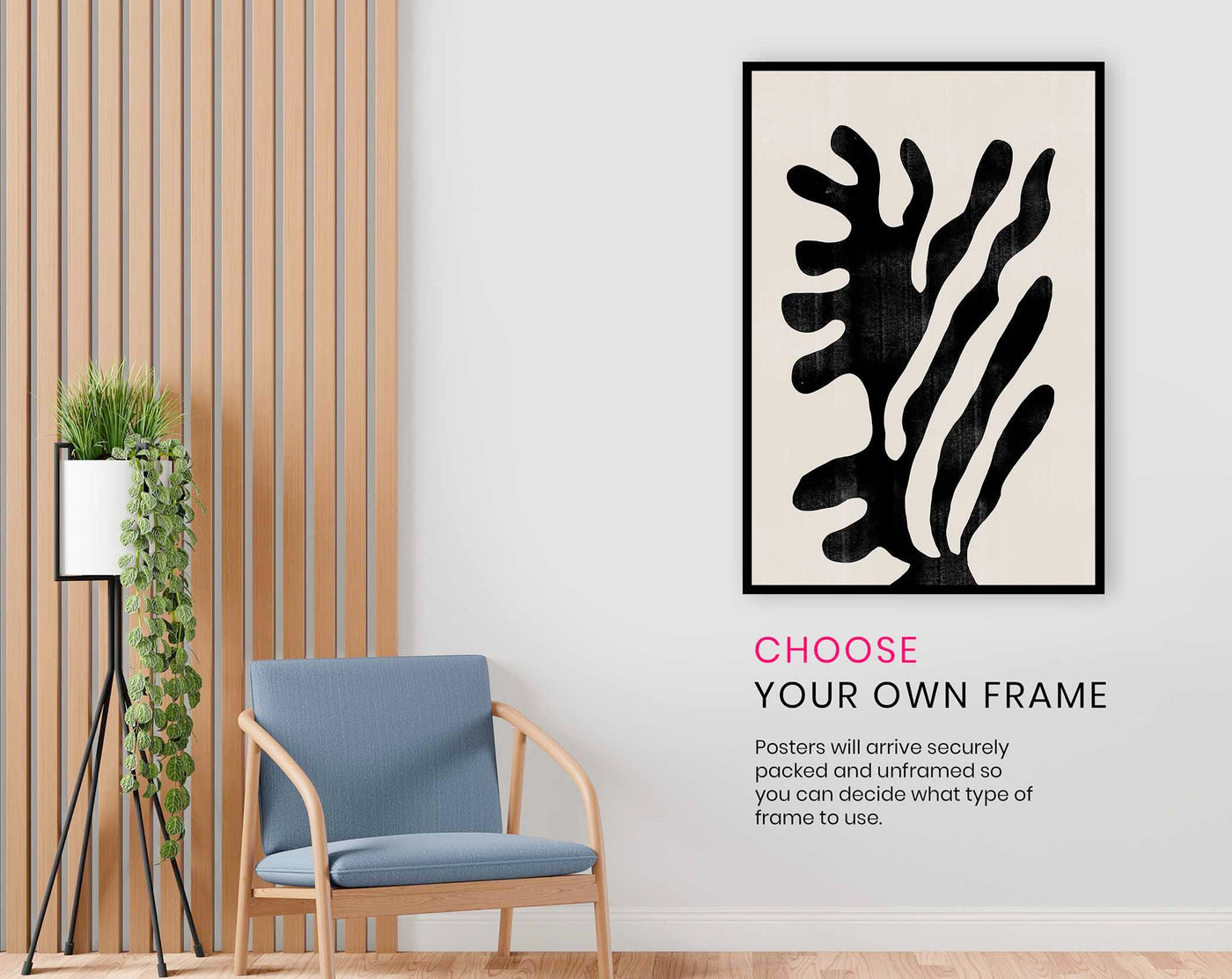 Abstract Plant No1., Pictures for Home Walls, Bedroom, Living Room & Bathroom Decor