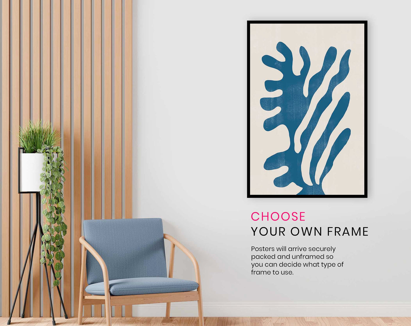 Abstract Plant No2., Pictures for Home Walls, Bedroom, Living Room & Bathroom Decor