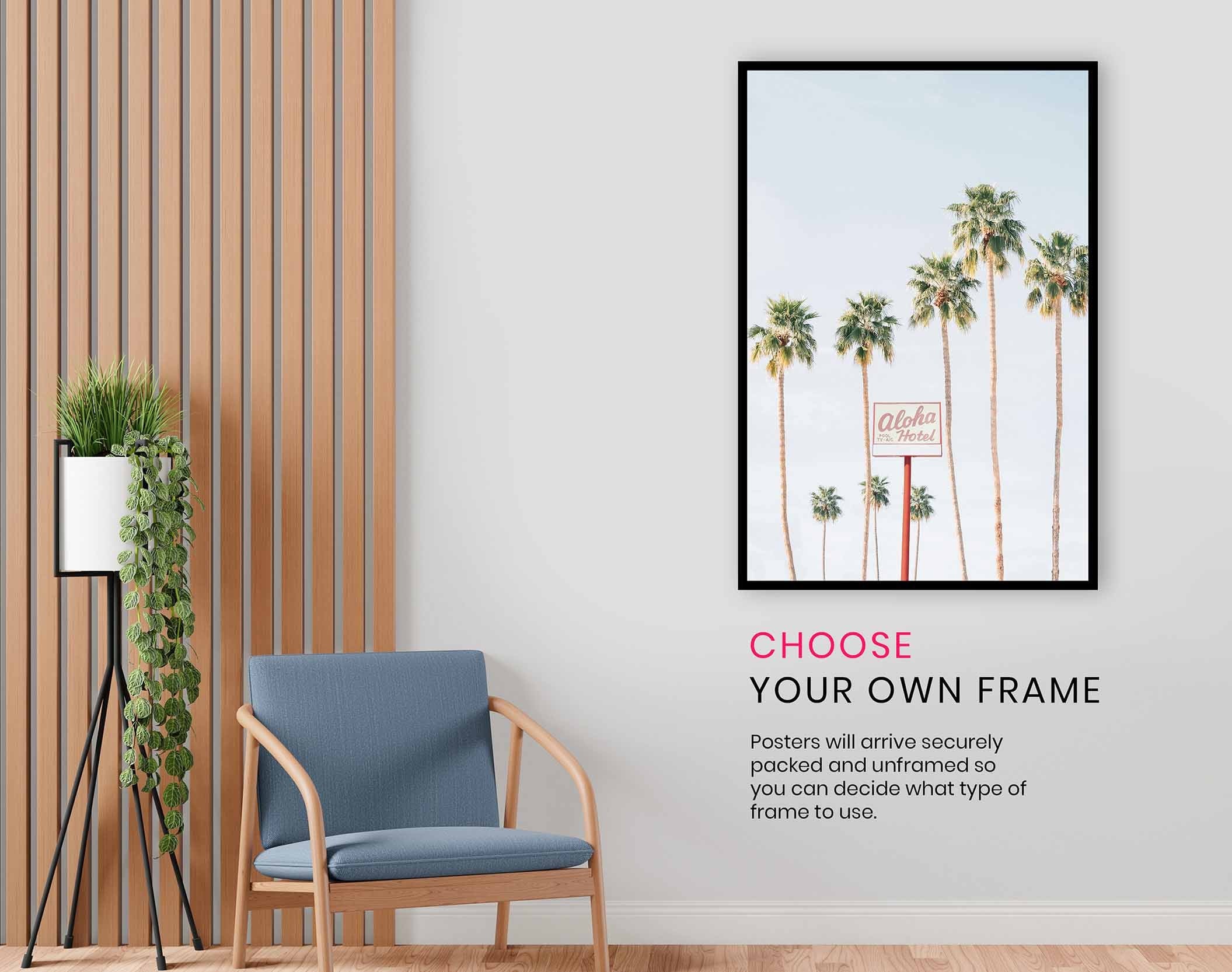Aloha Hotel, Pictures for Home Walls, Bedroom, Living Room & Bathroom Decor