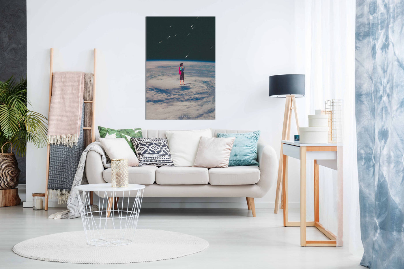 Alone in space, Pictures for Home Walls, Bedroom, Living Room & Bathroom Decor