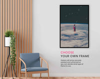 Alone in space, Pictures for Home Walls, Bedroom, Living Room & Bathroom Decor