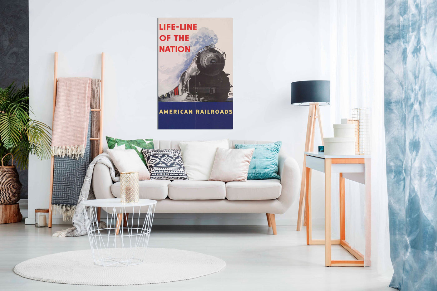 American Railroads-Life line of the nation, Pictures for Home Walls, Bedroom, Living Room & Bathroom Decor