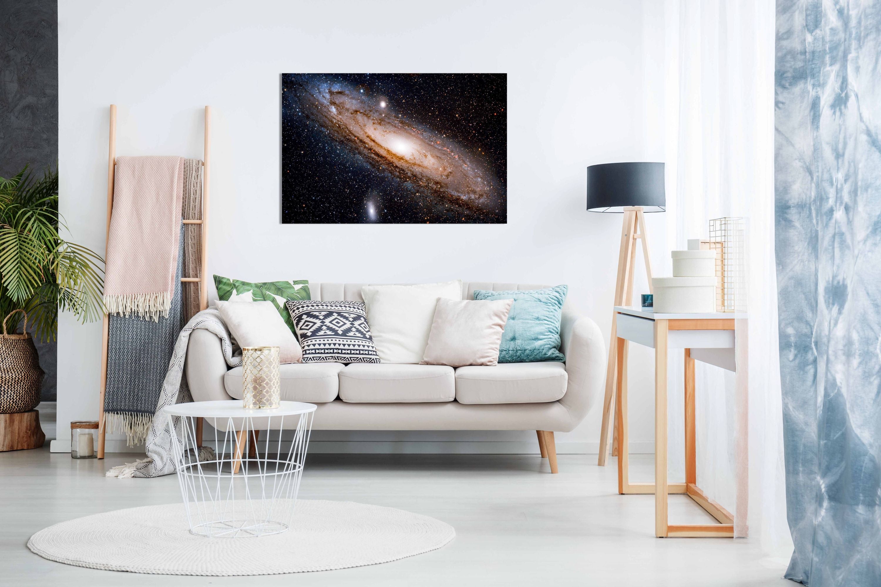 Andromeda Galaxy, Pictures for Home Walls, Bedroom, Living Room & Bathroom Decor