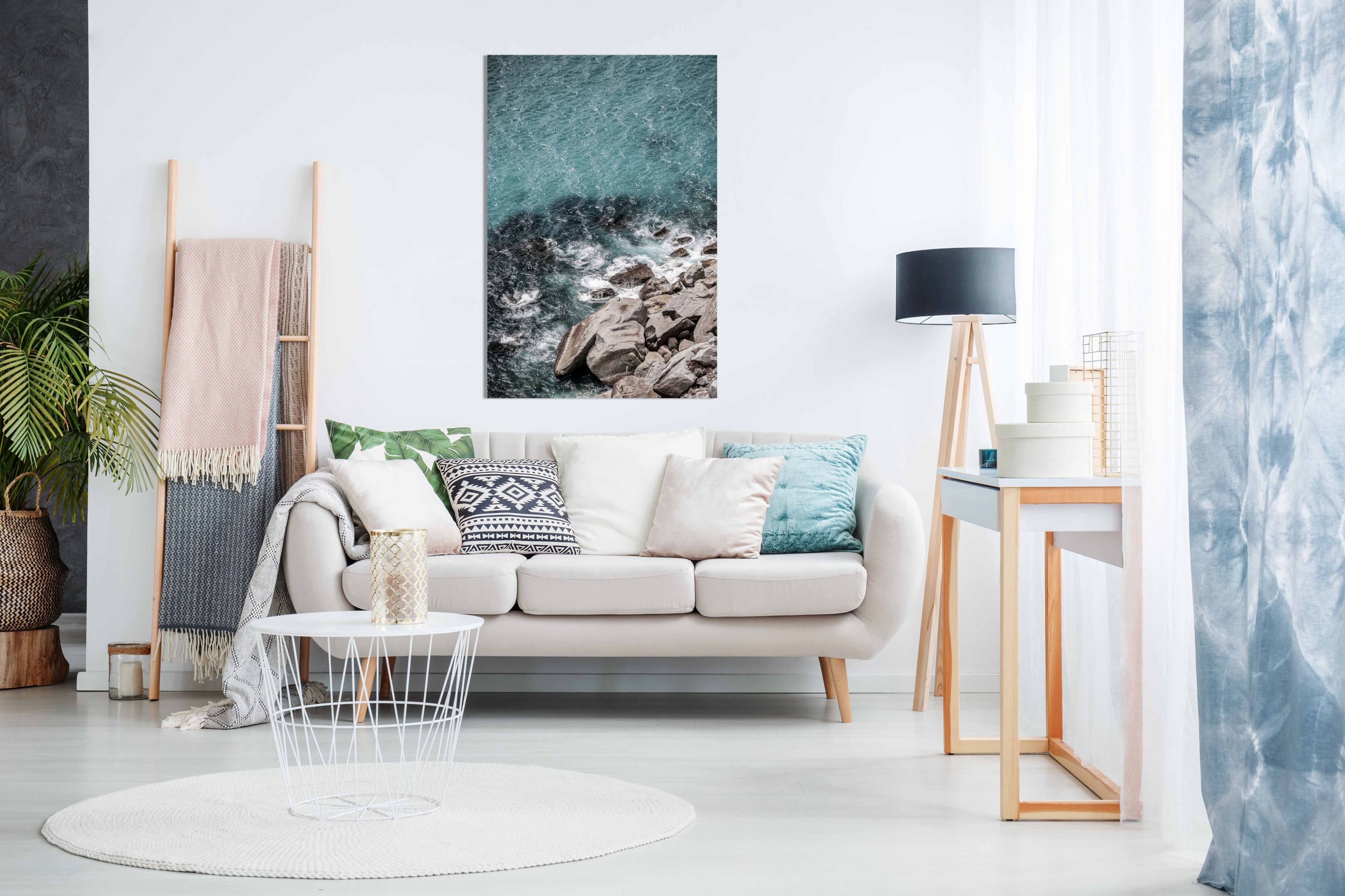 Aqua Shores, Pictures for Home Walls, Bedroom, Living Room & Bathroom Decor
