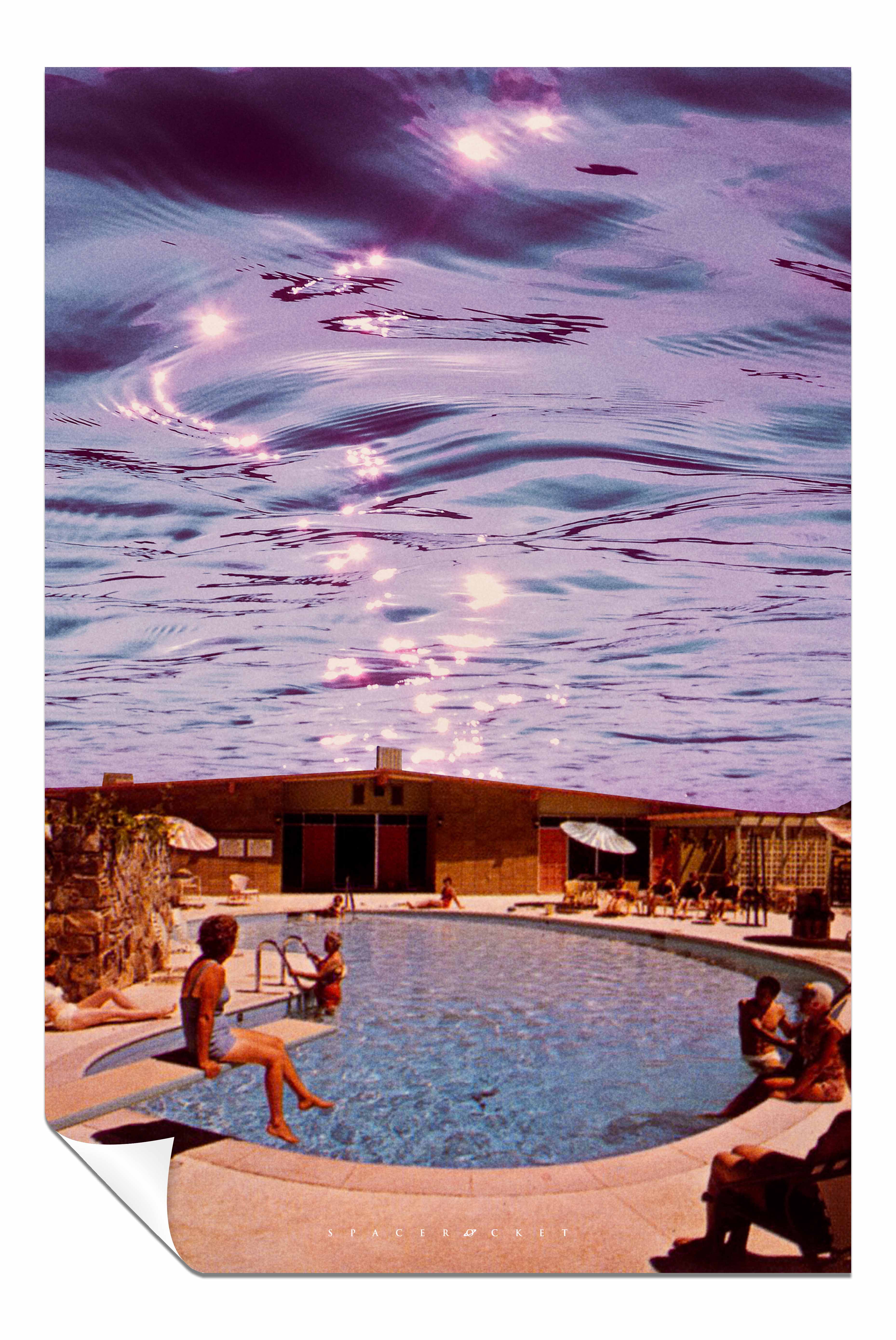 Around the pool, Pictures for Home Walls, Bedroom, Living Room & Bathroom Decor
