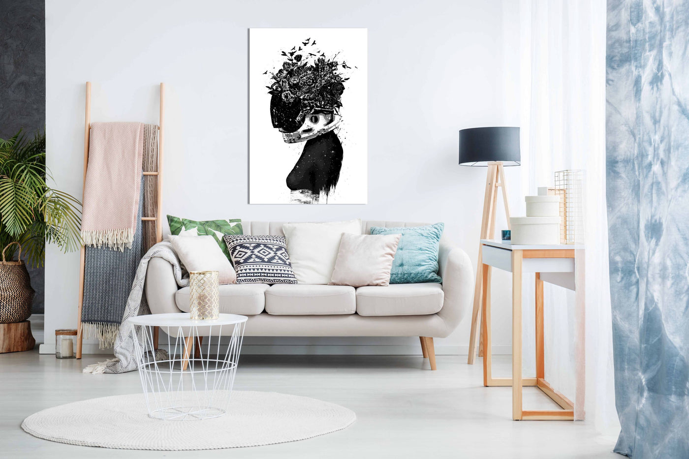 Astronaut girl, Pictures for Home Walls, Bedroom, Living Room & Bathroom Decor