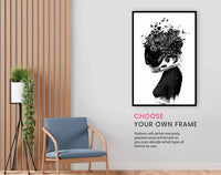Astronaut girl, Pictures for Home Walls, Bedroom, Living Room & Bathroom Decor