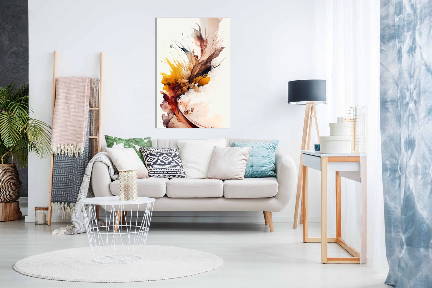 Autumnal Abstract, Pictures for Home Walls, Bedroom, Living Room & Bathroom Decor