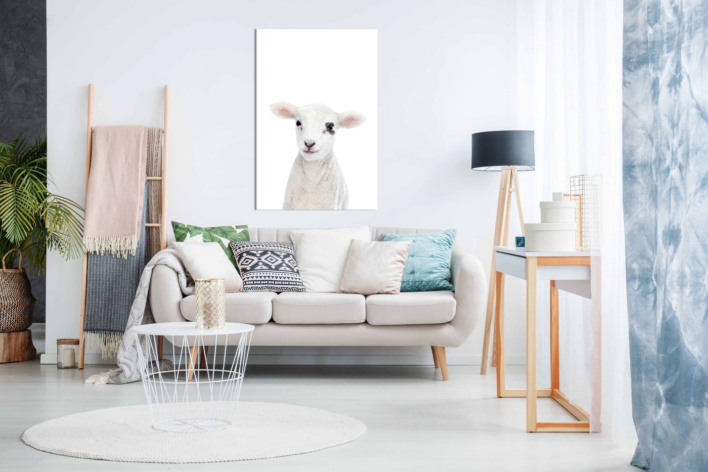 Baby Lamb, Pictures for Home Walls, Bedroom, Living Room & Bathroom Decor