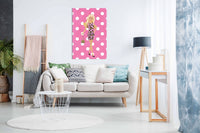 Barbie Polkadots, Pictures for Home Walls, Bedroom, Living Room & Bathroom Decor