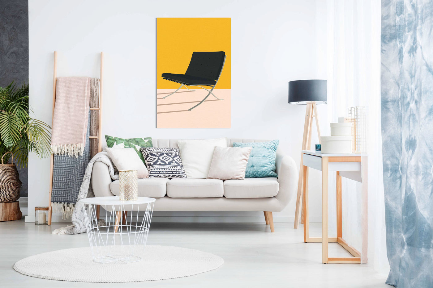 Barcelona Chair By Mies Van Der Rohe, Pictures for Home Walls, Bedroom, Living Room & Bathroom Decor