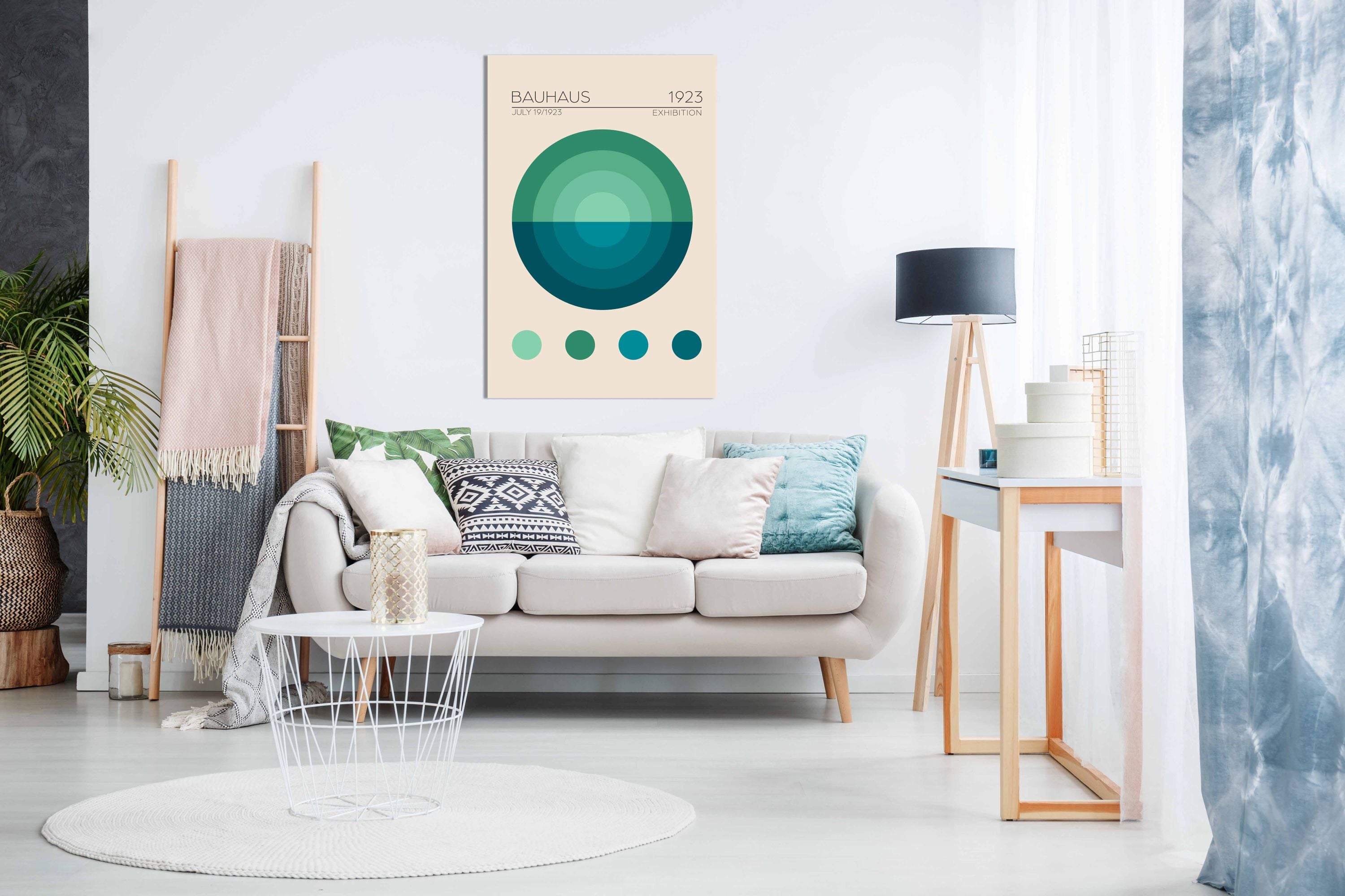 Bauhaus Mavi Daire, Pictures for Home Walls, Bedroom, Living Room & Bathroom Decor