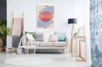 Be At One - Blue, Pictures for Home Walls, Bedroom, Living Room & Bathroom Decor