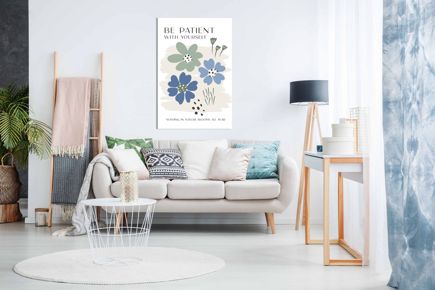 Be Patient 2, Pictures for Home Walls, Bedroom, Living Room & Bathroom Decor