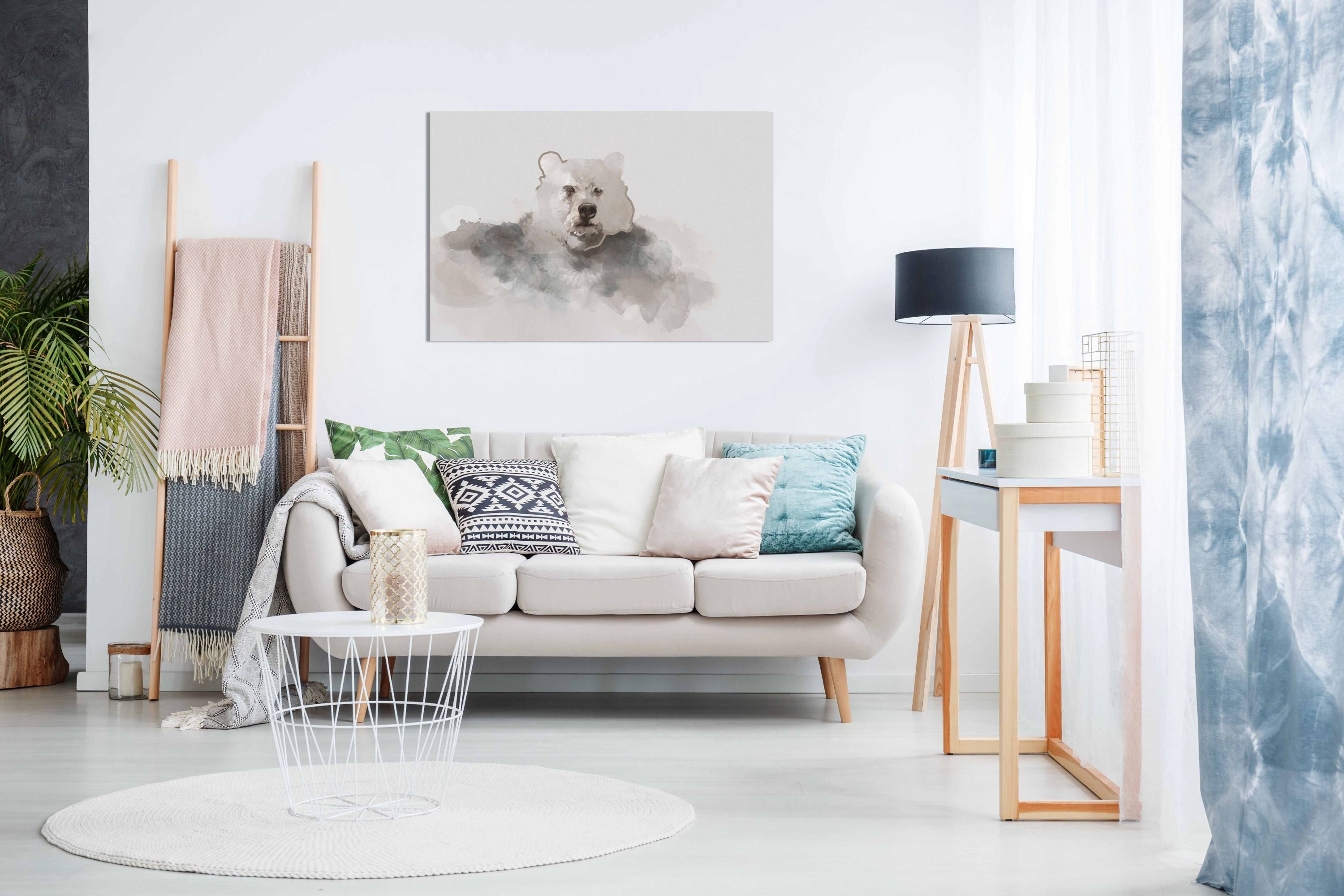 Bear, Pictures for Home Walls, Bedroom, Living Room & Bathroom Decor