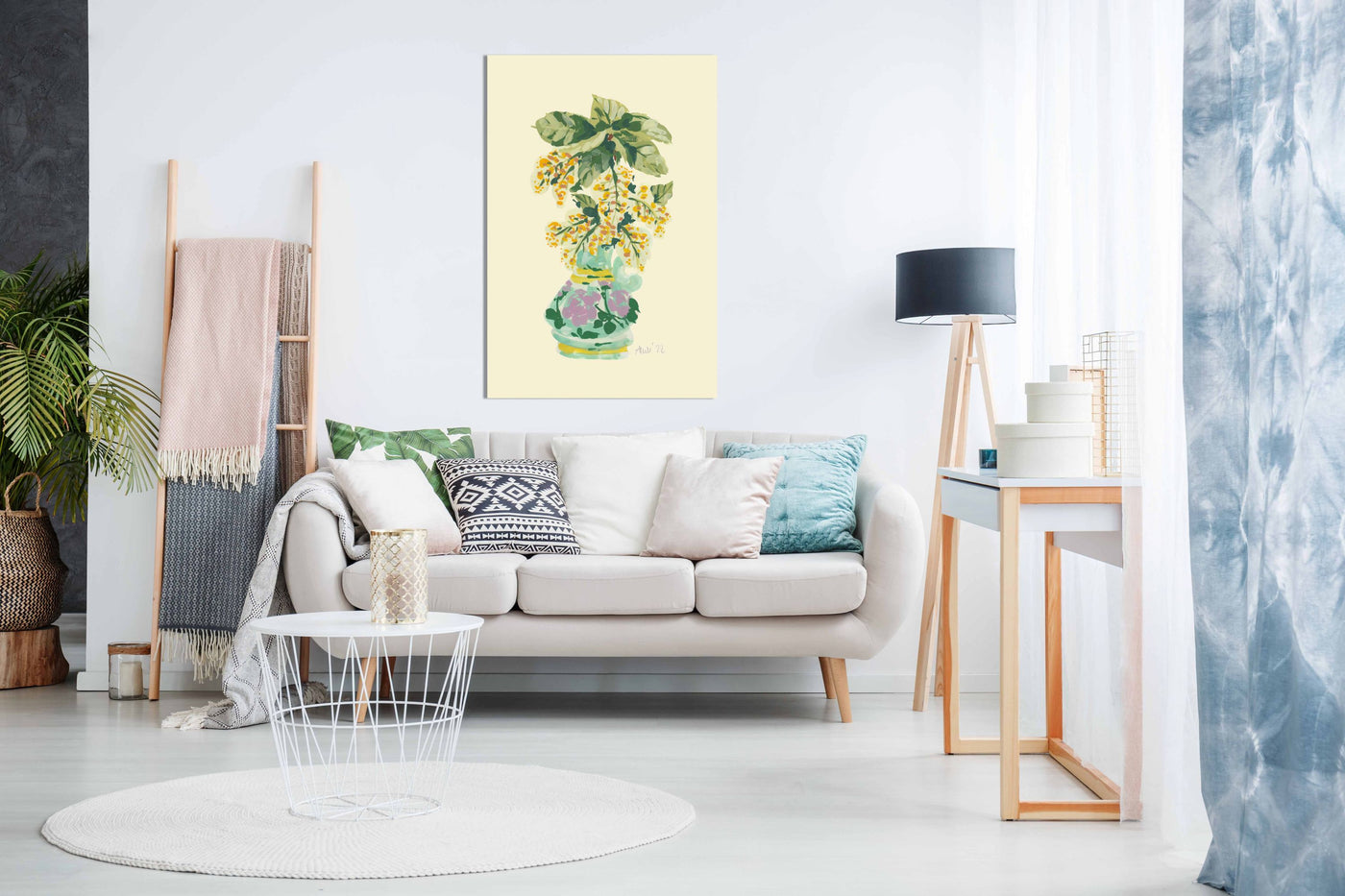 Blooming Linden In Vase, Pictures for Home Walls, Bedroom, Living Room & Bathroom Decor