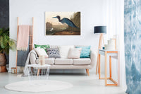 Blue Crane or Heron From Birds of America, Pictures for Home Walls, Bedroom, Living Room & Bathroom Decor