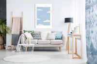 Blue Sky, Pictures for Home Walls, Bedroom, Living Room & Bathroom Decor