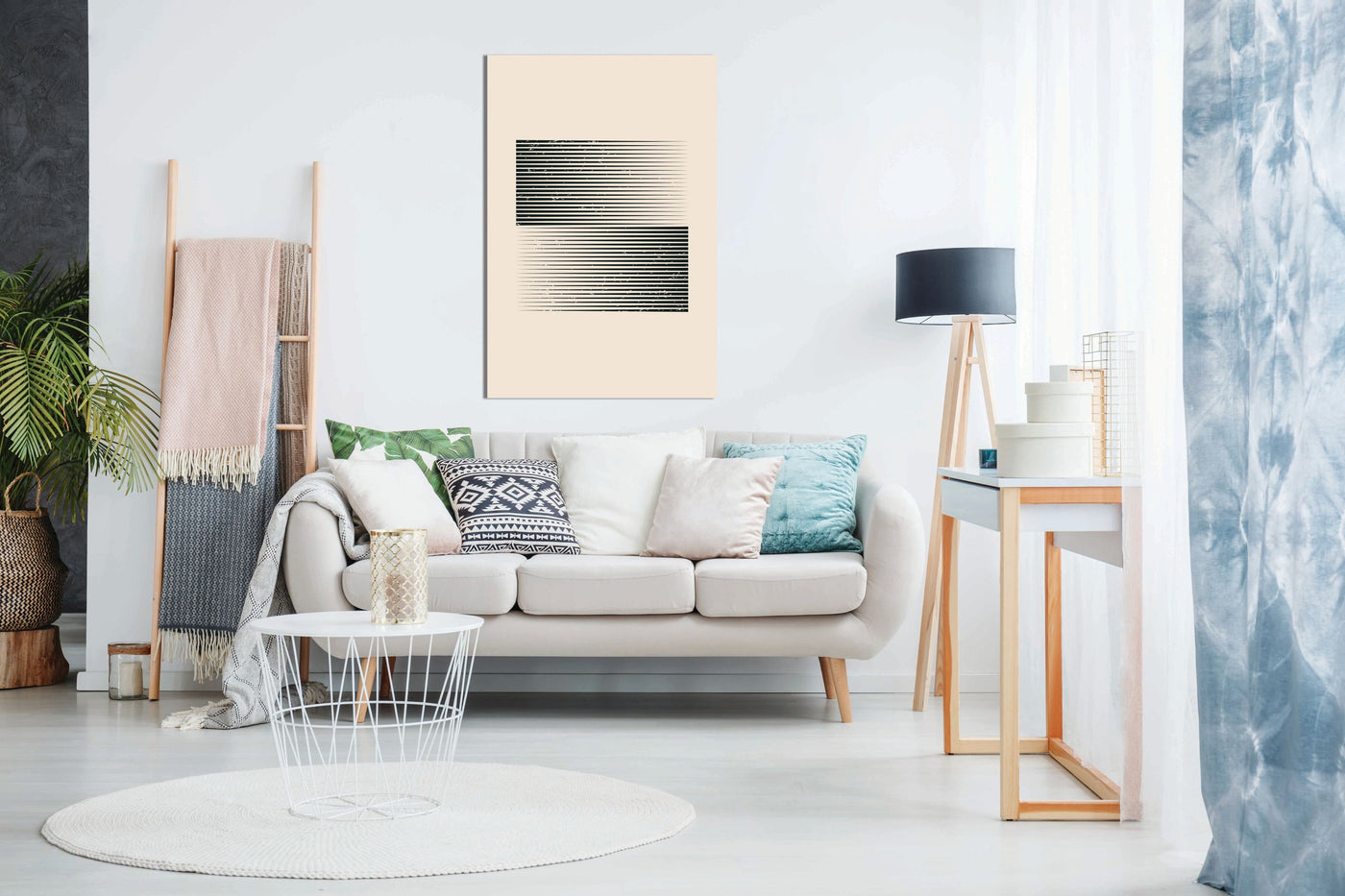 Boho Minimal Shapes #2, Pictures for Home Walls, Bedroom, Living Room & Bathroom Decor