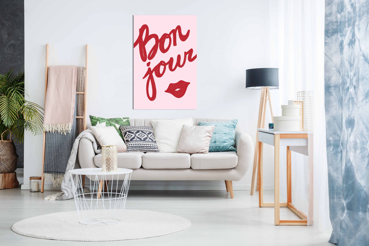 Bonjour Lip, Pictures for Home Walls, Bedroom, Living Room & Bathroom Decor