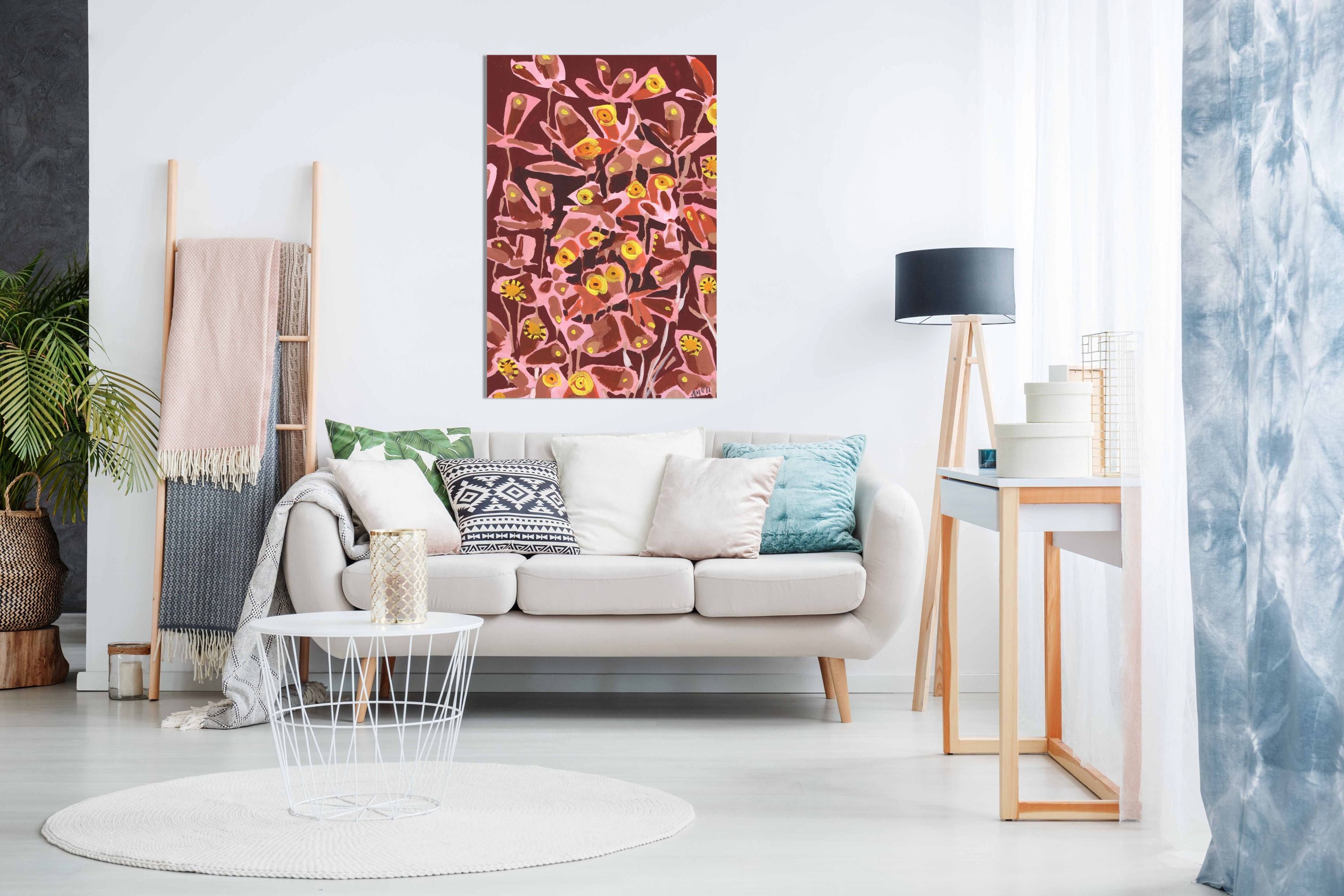 Brown Retro Butterflies, Pictures for Home Walls, Bedroom, Living Room & Bathroom Decor