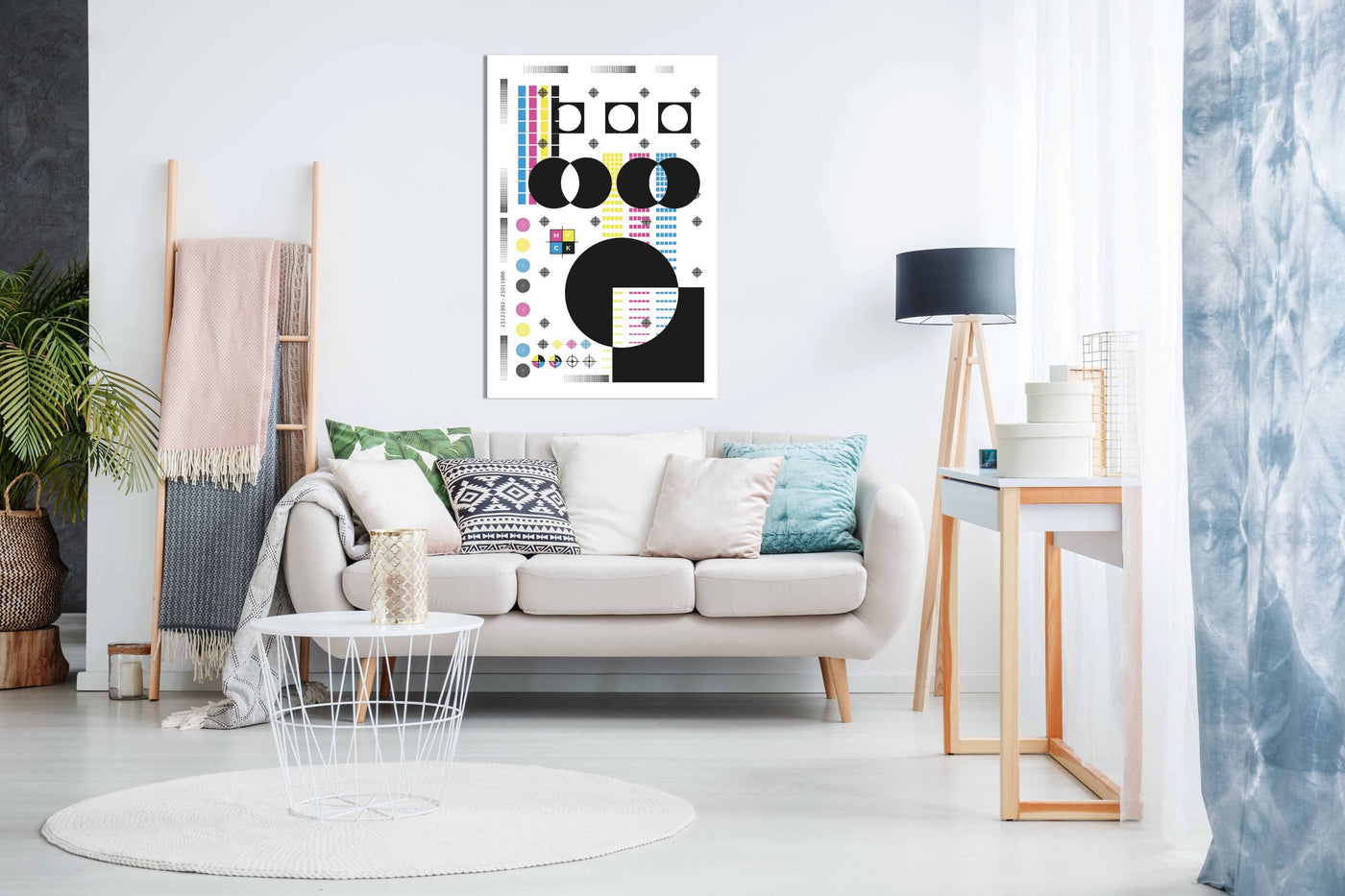 CMYK, Pictures for Home Walls, Bedroom, Living Room & Bathroom Decor