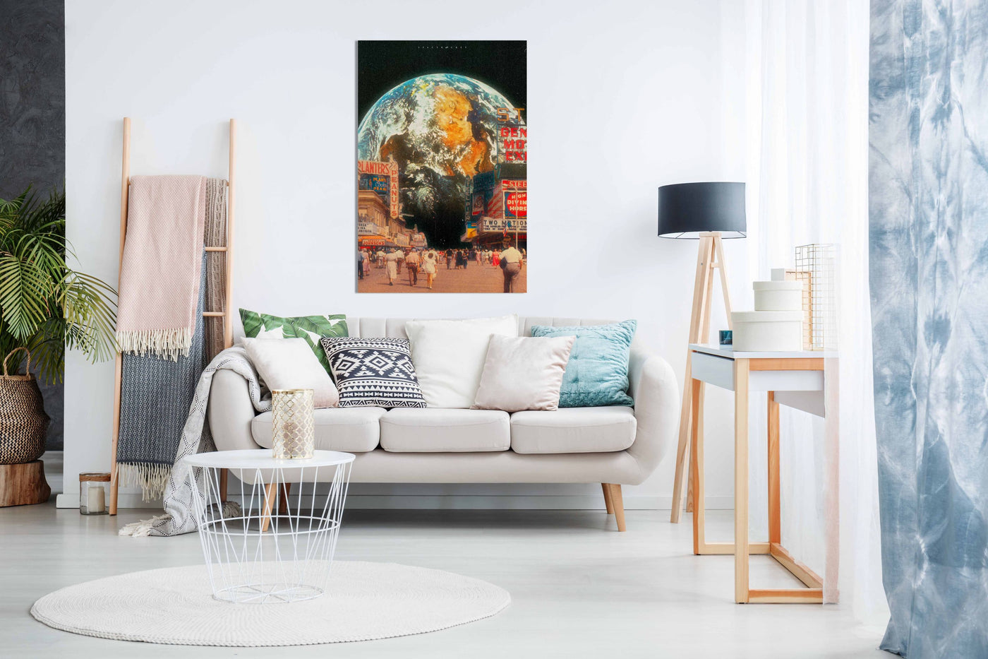 City in the Sky, Pictures for Home Walls, Bedroom, Living Room & Bathroom Decor