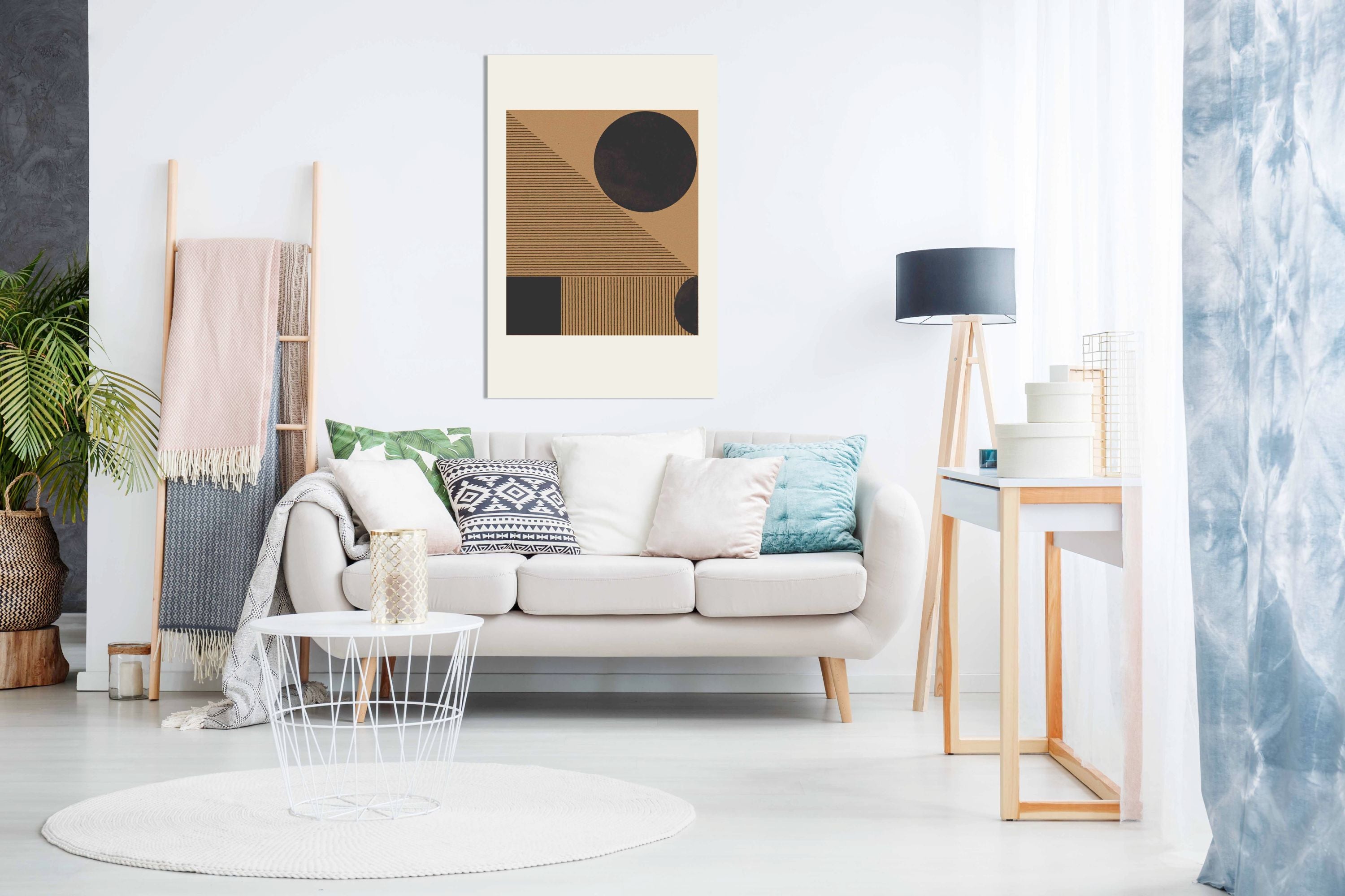 Composition X, Pictures for Home Walls, Bedroom, Living Room & Bathroom Decor
