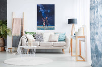 Couple Exploring, Pictures for Home Walls, Bedroom, Living Room & Bathroom Decor
