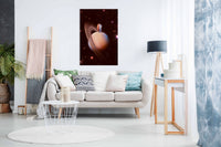 Couple on Saturn, Pictures for Home Walls, Bedroom, Living Room & Bathroom Decor